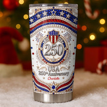 Load image into Gallery viewer, Personalized Stainless Steel Tumbler 20oz Custom Name Gift for Dad
