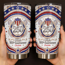 Load image into Gallery viewer, Personalized Stainless Steel Tumbler 20oz Custom Name Gift for Dad
