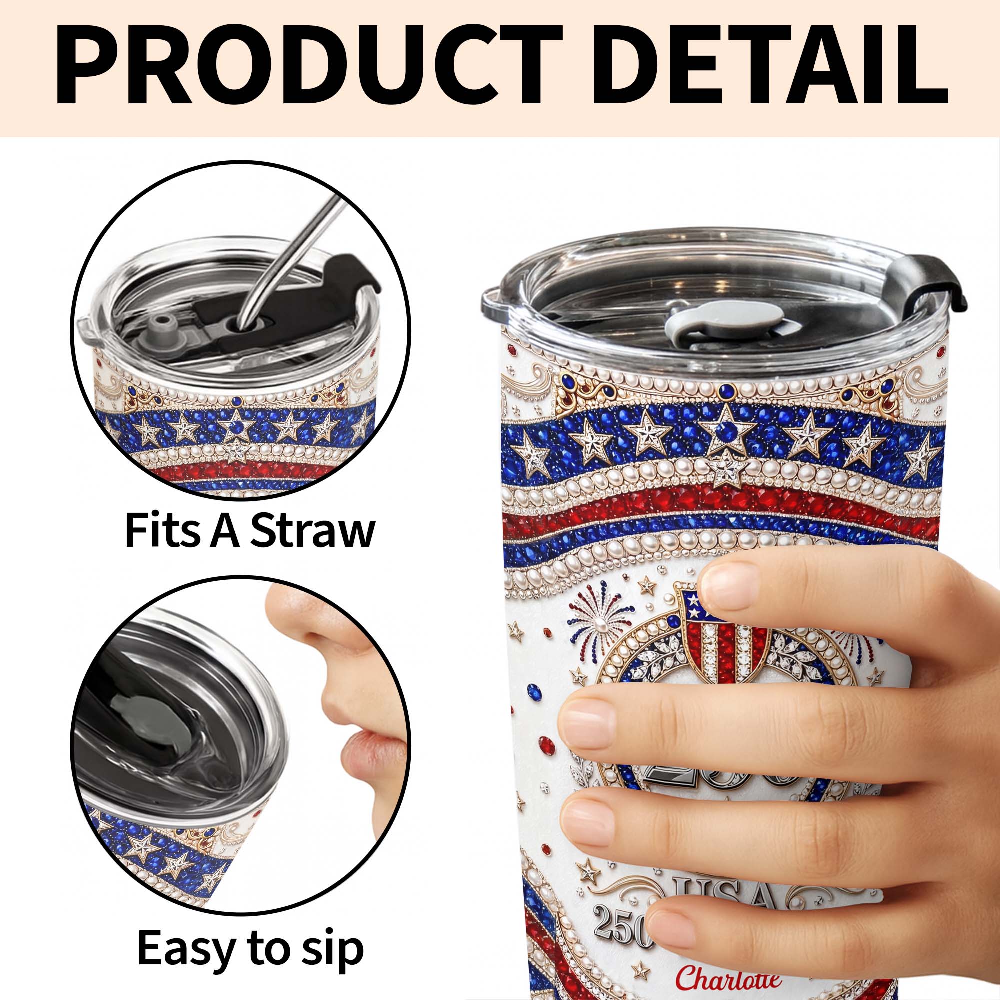 Personalized Stainless Steel Tumbler 20oz Custom Name Gift for Dad