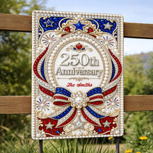 Load image into Gallery viewer, Personalized Metal Sign for 250th Anniversary USA Gift Decor
