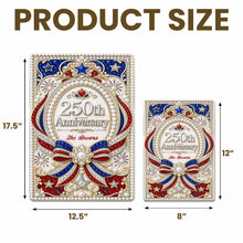 Load image into Gallery viewer, Personalized Metal Sign for 250th Anniversary USA Gift Decor
