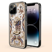 Load image into Gallery viewer, Personalized Clear Phone Case Custom Name for 4th of July
