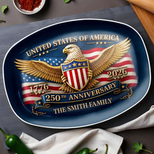 Load image into Gallery viewer, Personalized Custom Plate USA Eagle Statue Liberty Gift
