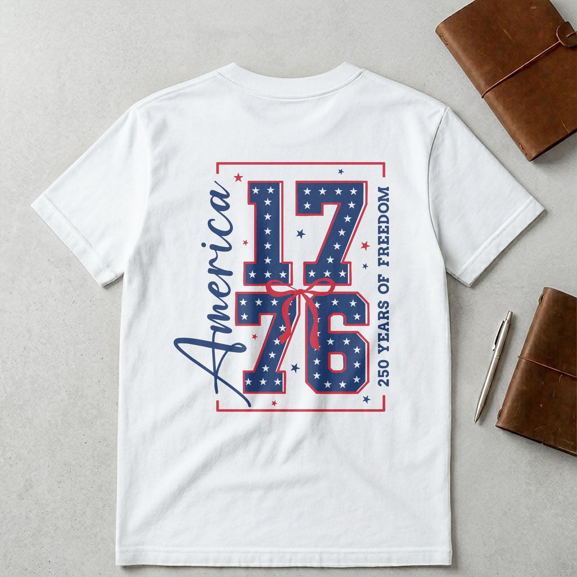 Personalized Family Name T-Shirt 4th of July Gift Idea