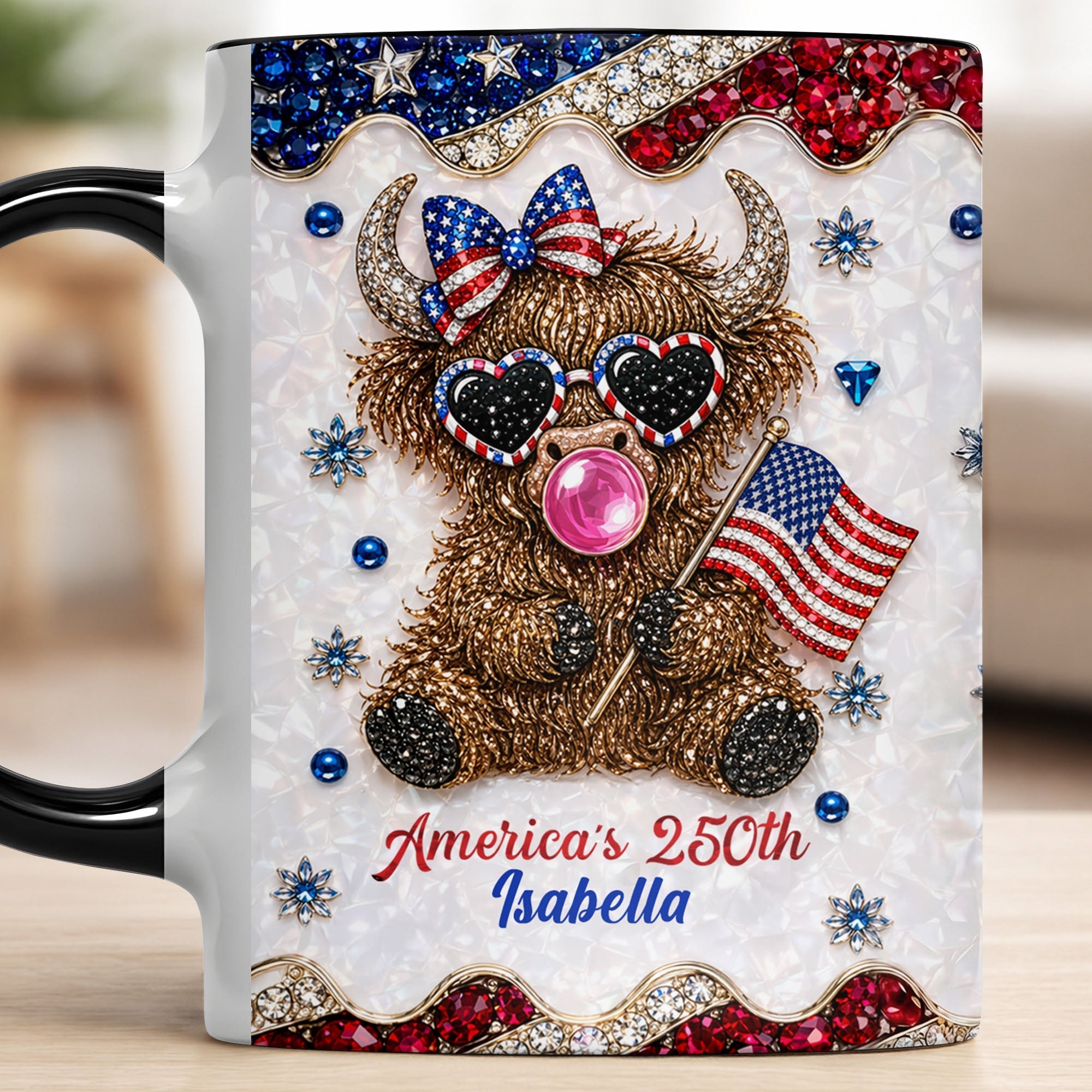 Personalized Accent Mug America 250th Anniversary Custom Gift