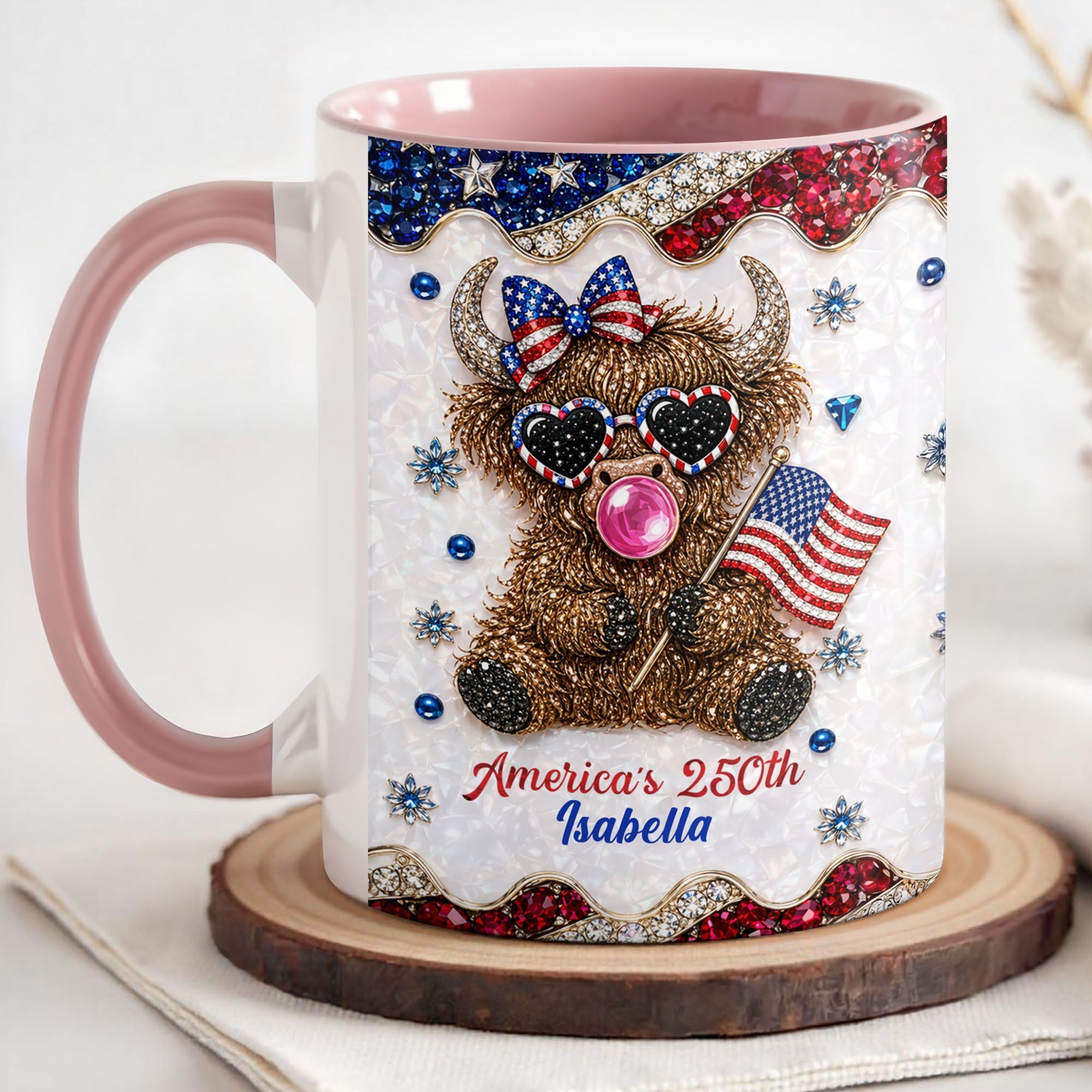 Personalized Accent Mug America 250th Anniversary Custom Gift