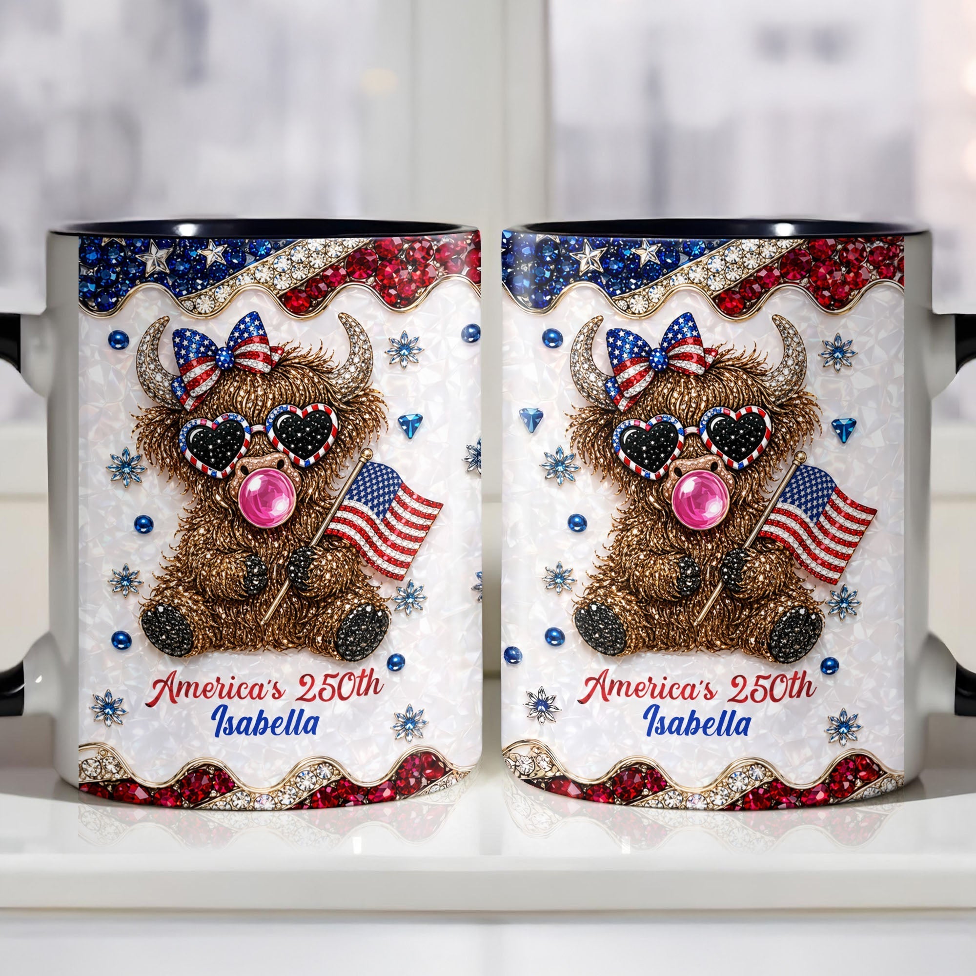 Personalized Accent Mug America 250th Anniversary Custom Gift