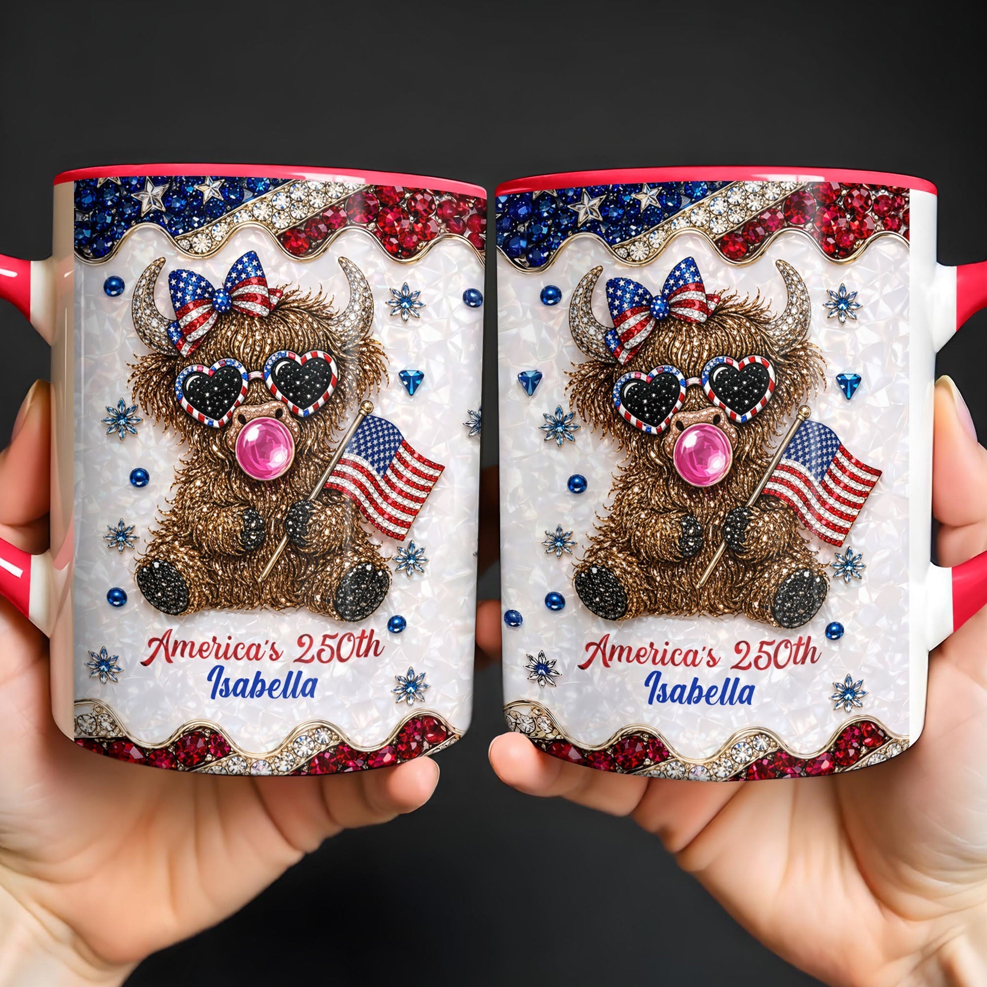 Personalized Accent Mug America 250th Anniversary Custom Gift