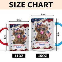 Load image into Gallery viewer, Personalized Accent Mug America 250th Anniversary Custom Gift
