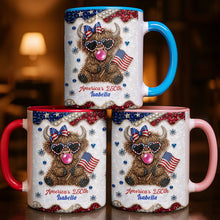 Load image into Gallery viewer, Personalized Accent Mug America 250th Anniversary Custom Gift
