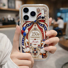 Load image into Gallery viewer, Personalized Clear Phone Case Custom Name Patriotic Gift
