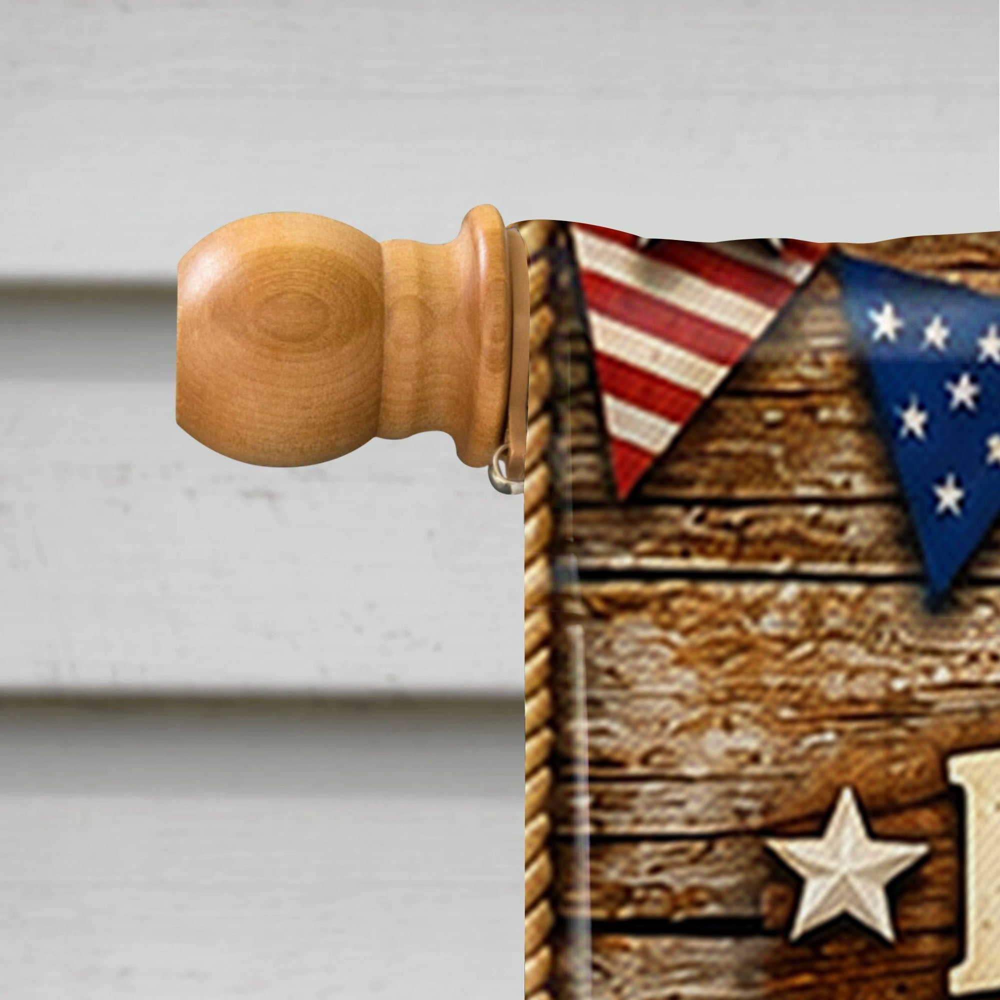 Personalized Double-Sided Garden Flag Custom Family Name 4th of July Decoration