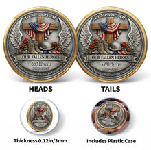 Load image into Gallery viewer, Personalized Memorial Commemorative Coin Custom Name Gift
