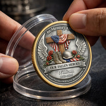 Load image into Gallery viewer, Personalized Memorial Commemorative Coin Custom Name Gift
