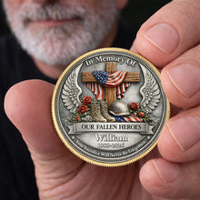 Load image into Gallery viewer, Personalized Memorial Commemorative Coin Custom Name Gift
