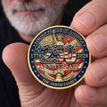 Load image into Gallery viewer, Personalized Commemorative Coin Custom Name Gift for Family
