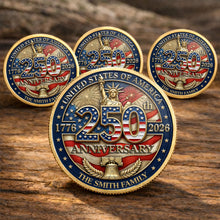 Load image into Gallery viewer, Personalized Commemorative Coin Custom Name Gift for Family
