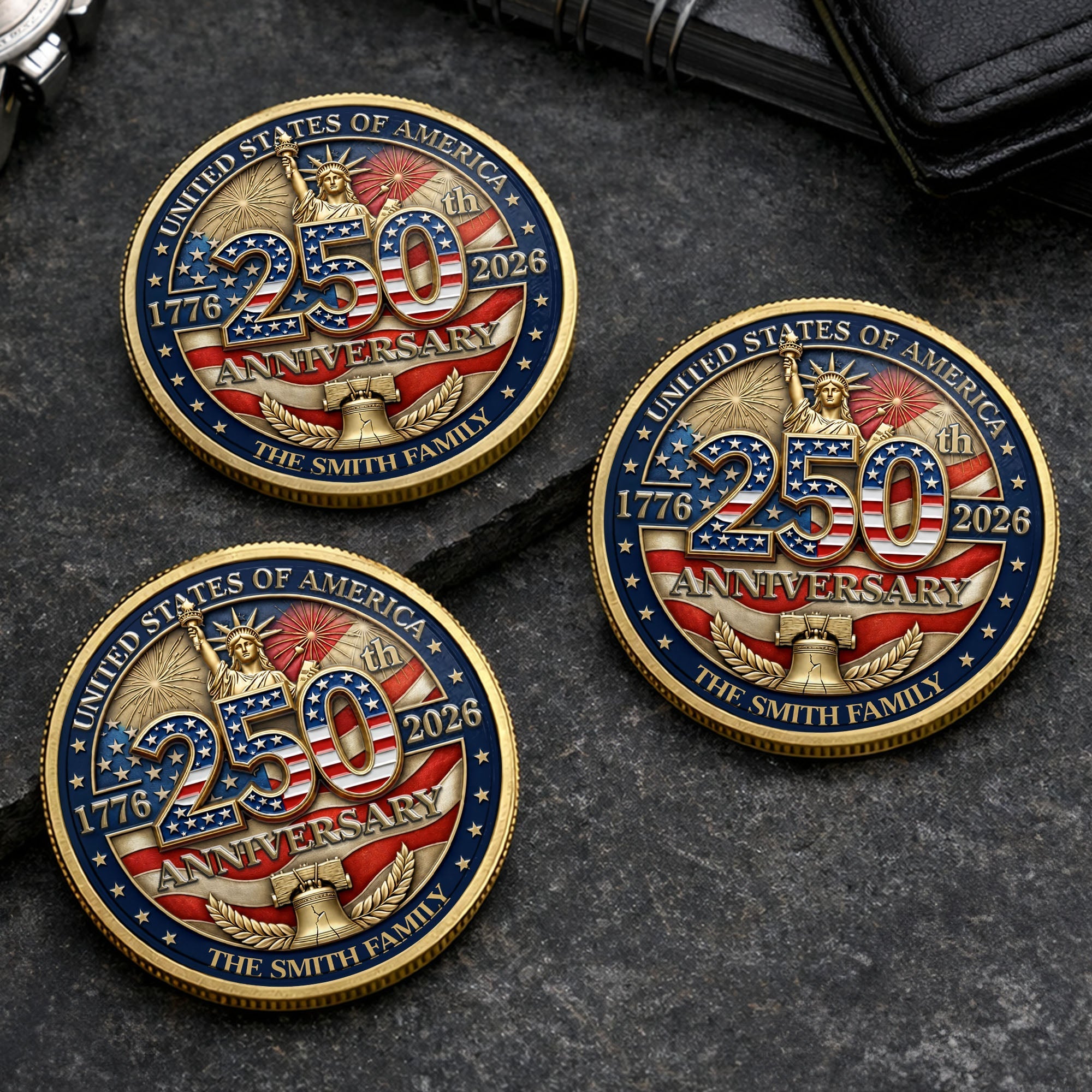 Personalized Commemorative Coin Custom Name Gift for Family