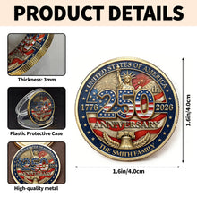 Load image into Gallery viewer, Personalized Commemorative Coin Custom Name Gift for Family
