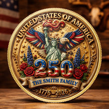 Load image into Gallery viewer, Personalized Commemorative Coin Custom Name Family Gift
