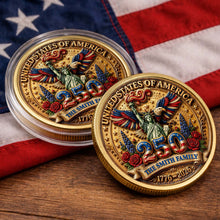 Load image into Gallery viewer, Personalized Commemorative Coin Custom Name Family Gift
