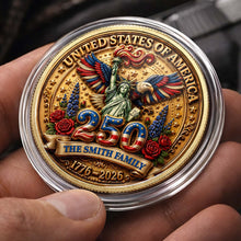 Load image into Gallery viewer, Personalized Commemorative Coin Custom Name Family Gift

