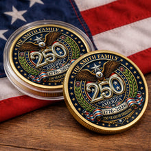 Load image into Gallery viewer, Custom Commemorative Coin 250 Years Freedom Gift for Dad
