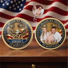 Load image into Gallery viewer, Personalized Commemorative Coin Custom Name Gift for Dad
