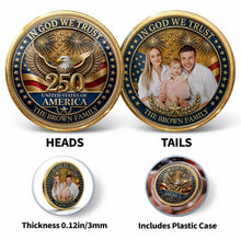 Load image into Gallery viewer, Personalized Commemorative Coin Custom Name Gift for Dad
