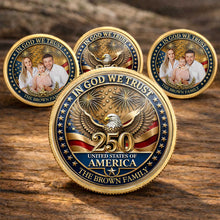 Load image into Gallery viewer, Personalized Commemorative Coin Custom Name Gift for Dad
