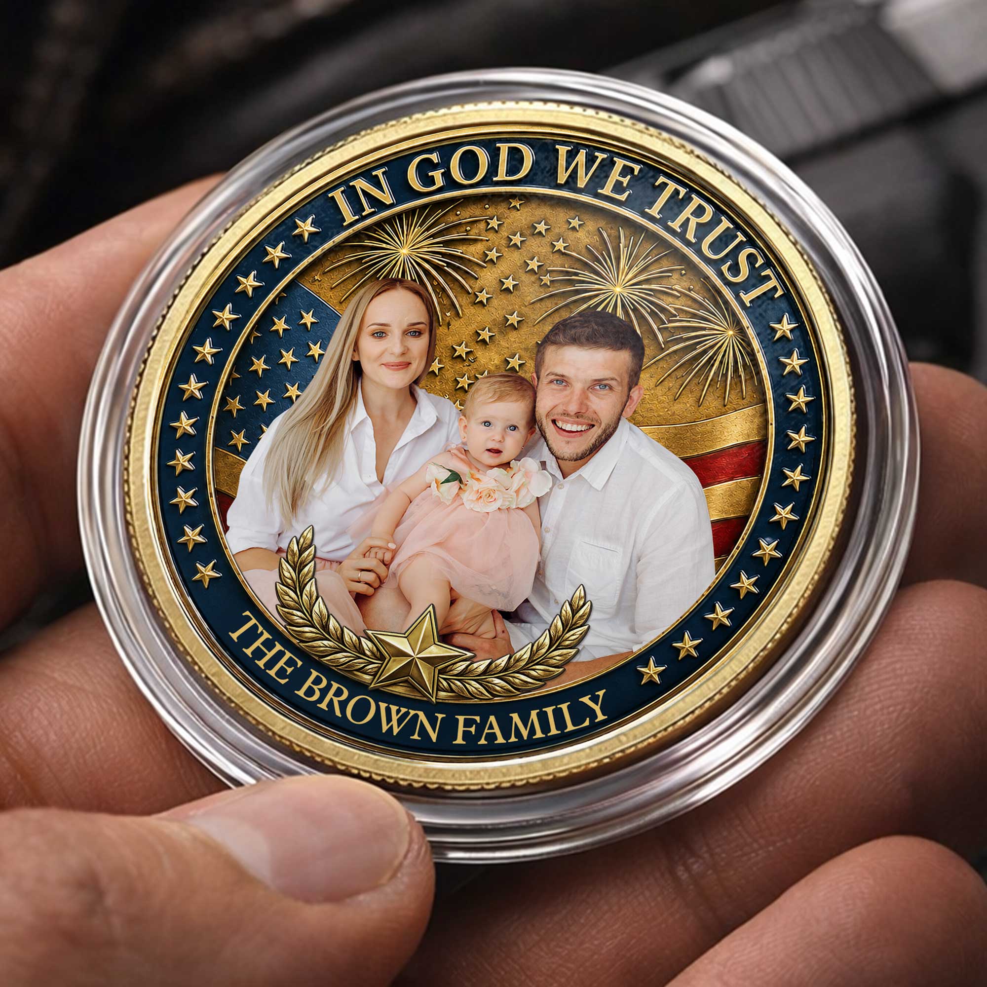 Personalized Commemorative Coin Custom Name Gift for Dad