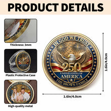 Load image into Gallery viewer, Personalized Commemorative Coin Custom Name Gift for Dad
