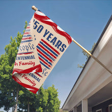 Load image into Gallery viewer, Personalized 4th of July Garden Flag Custom Family Name Gift
