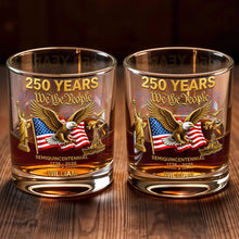 Load image into Gallery viewer, Personalized Custom Whiskey Glass with Eagle USA Flag Gift for Dad
