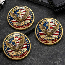 Load image into Gallery viewer, Custom Commemorative Coin God Bless America 250th Anniversary Gift for Dad

