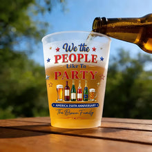 Load image into Gallery viewer, Personalized Frosted Cups Custom Name Party Gift for 4th of July
