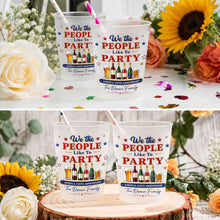 Load image into Gallery viewer, Personalized Frosted Cups Custom Name Party Gift for 4th of July
