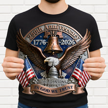 Load image into Gallery viewer, Personalized Eagle Liberty Bell Wood Sign Custom Decor Gift
