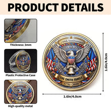 Load image into Gallery viewer, Personalized Commemorative Coin 250th Anniversary Gift for Family
