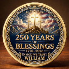 Load image into Gallery viewer, Personalized Commemorative Coin Custom Name Gift for Dad
