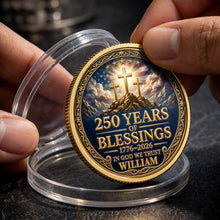 Load image into Gallery viewer, Personalized Commemorative Coin Custom Name Gift for Dad

