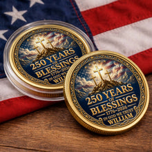 Load image into Gallery viewer, Personalized Commemorative Coin Custom Name Gift for Dad
