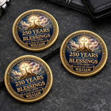 Load image into Gallery viewer, Personalized Commemorative Coin Custom Name Gift for Dad

