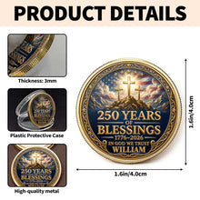 Load image into Gallery viewer, Personalized Commemorative Coin Custom Name Gift for Dad

