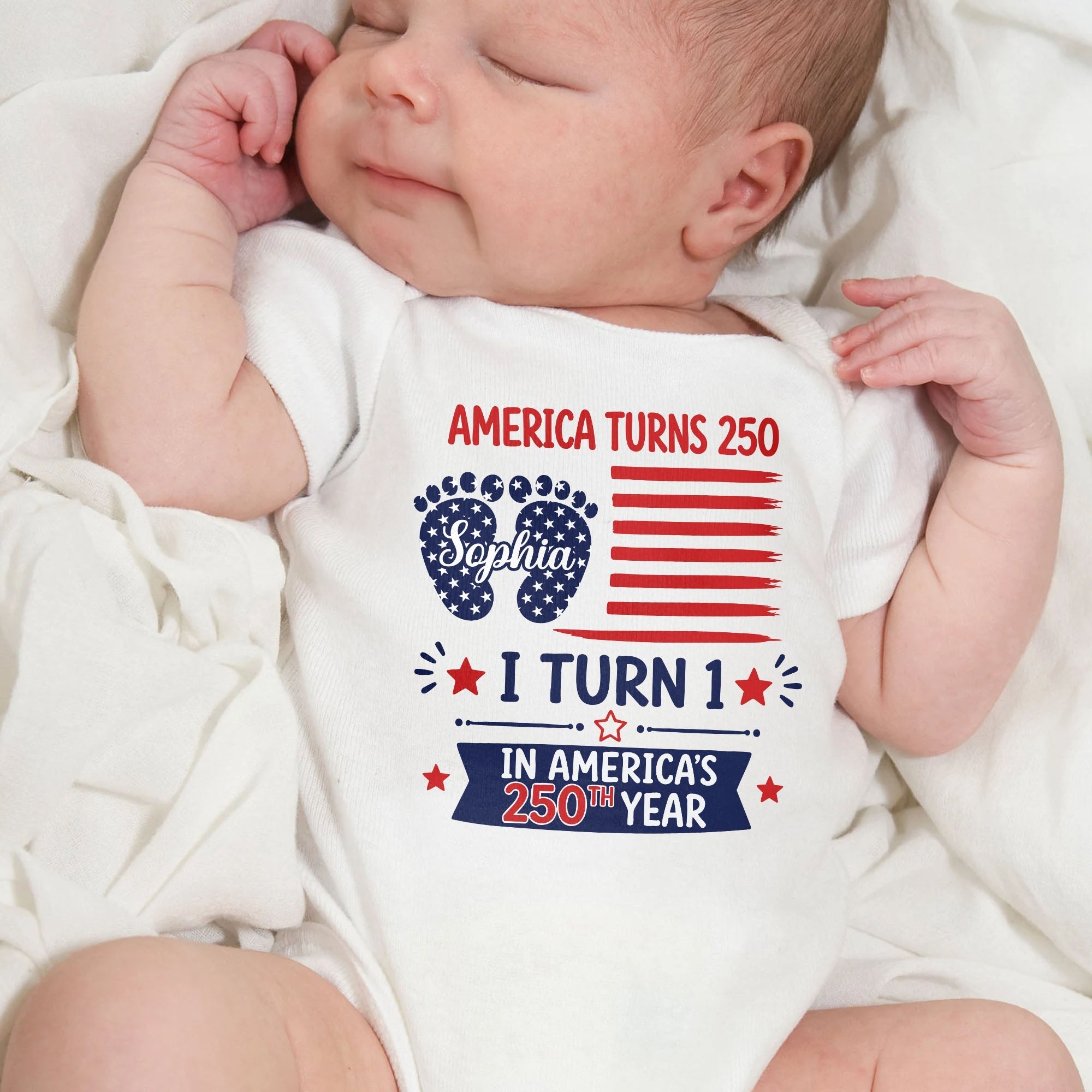 Personalized Baby Onesie Custom Name Celebration Gift for Baby