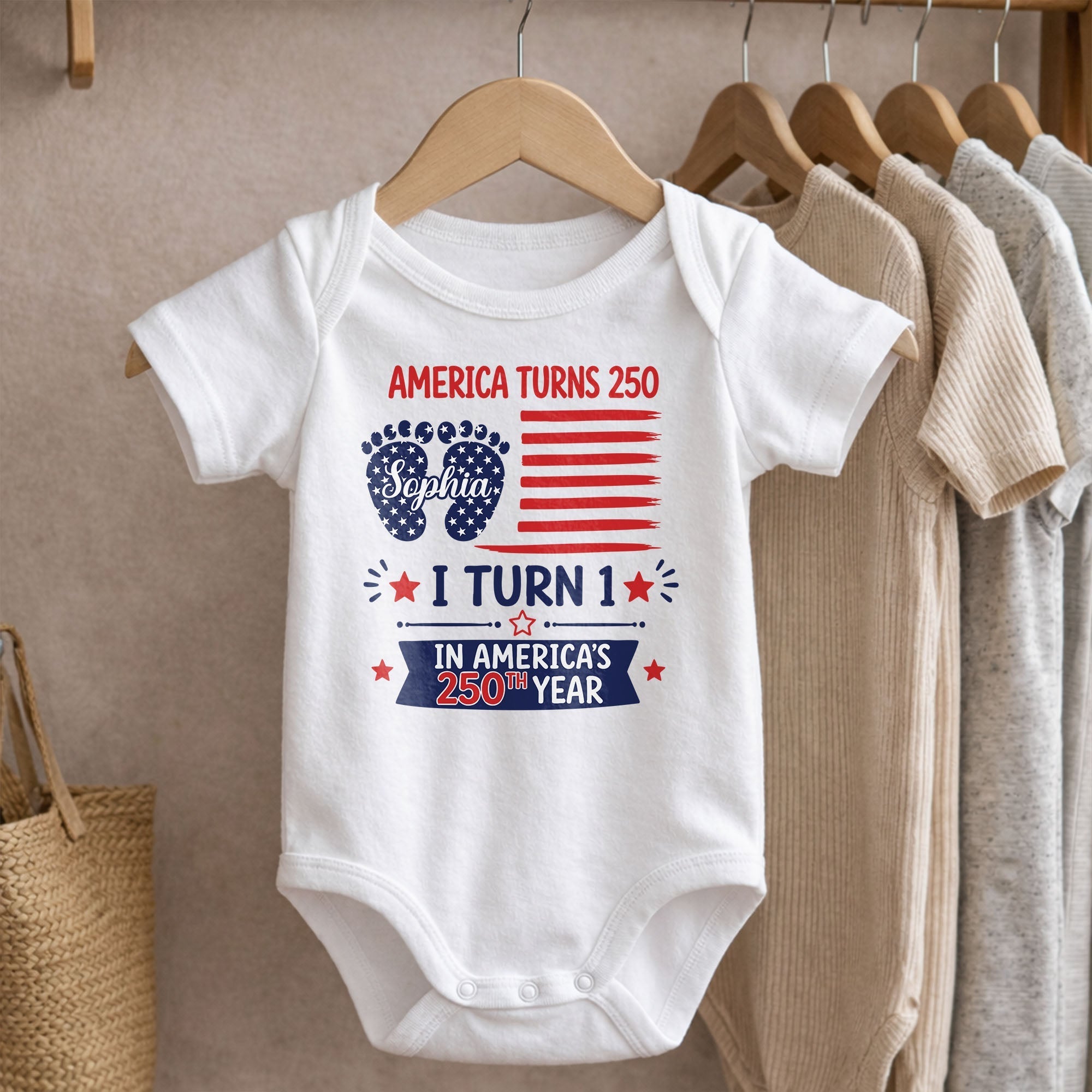 Personalized Baby Onesie Custom Name Celebration Gift for Baby