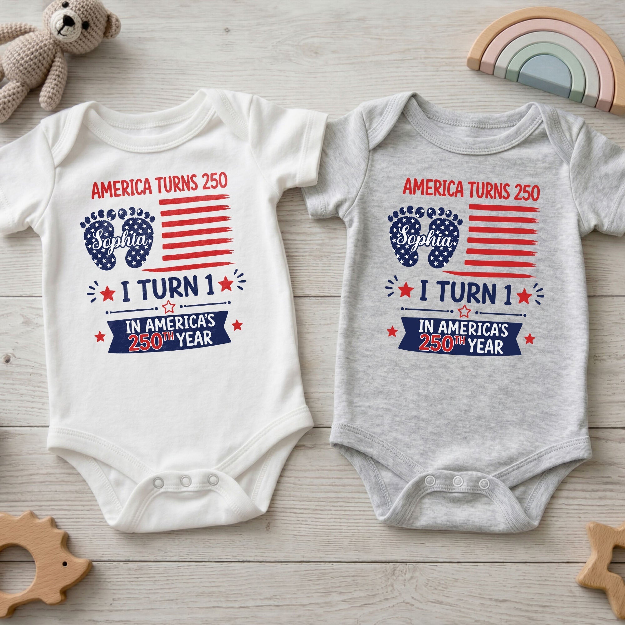 Personalized Baby Onesie Custom Name Celebration Gift for Baby