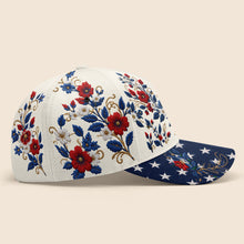 Load image into Gallery viewer, Personalized Classic Cap American Flag Custom Name Gift

