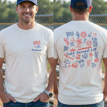 Load image into Gallery viewer, Personalized Custom T-Shirt Front and Back Independence Day Gift
