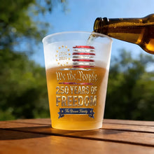 Load image into Gallery viewer, Personalized Frosted Cups Custom Name Gift for 4th of July
